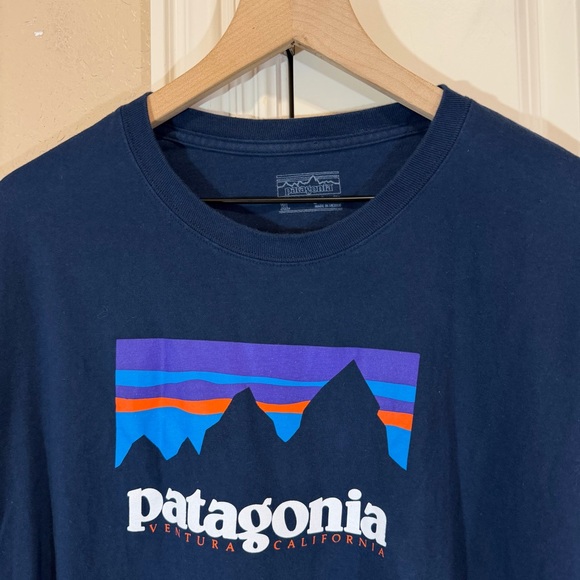 Patagonia Organic Cotton Ventura California Crew Neck Long Sleeve Shirt XL - Picture 2 of 7